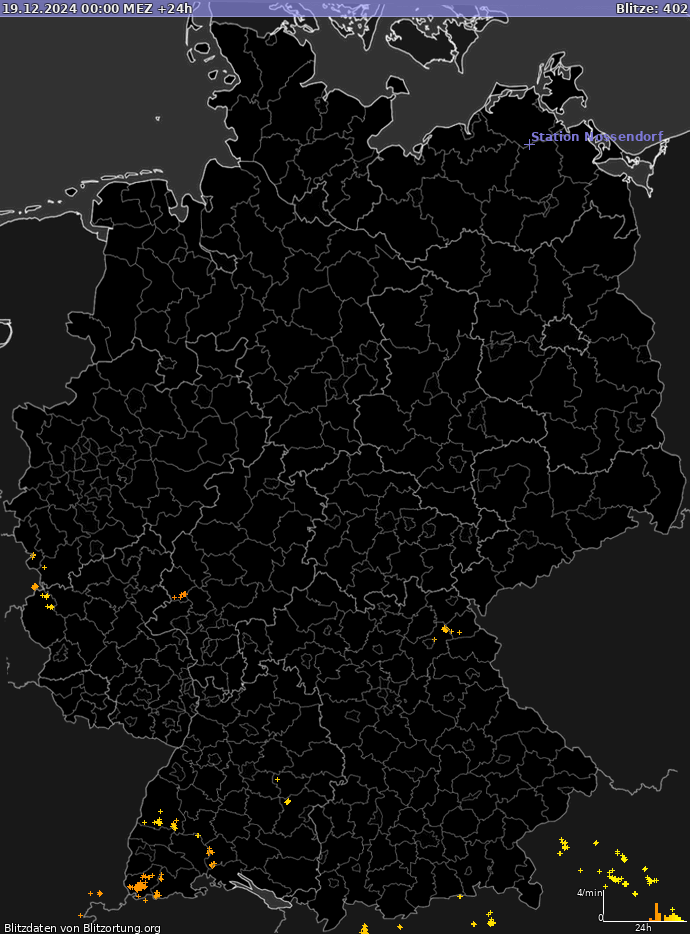 Blitzkarte Deutschland 20.12.2024