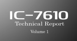 IC 7610 Technical Report Vol.1